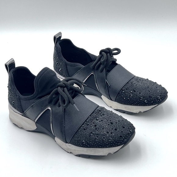 Kurt Geiger Shoes - Carvela Lament Bling Rhinestone Embellished Sneakers Kurt Geiger Women US 8.5